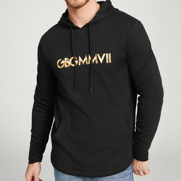 NEW G by Guess Eric Metallic Logo Hoodie - Picture 1 of 6